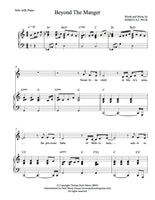 Beyond The Manger - sheet music
