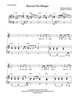Beyond The Manger - sheet music