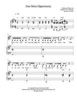 One More Opportunity - sheet music - Digitally Delivered PDF