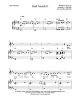 Just Preach It - sheet music - Digitally Delivered PDF