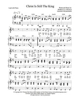 Christ Is Still The King - sheet music - Digitally Delivered PDF
