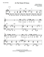 At The Name Of Jesus - sheet music - Digitally Delivered PDF