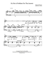 It's Not A Problem For The Answer