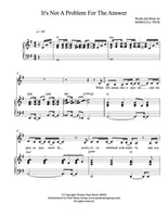 It's Not A Problem For The Answer