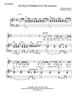 It's Not A Problem For The Answer