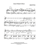 Jesus Picked A Rose - sheet music - Digitally Delivered PDF