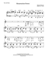 Resurrection Power - sheet music - Digitally Delivered PDF