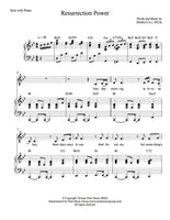 Resurrection Power - sheet music - Digitally Delivered PDF
