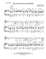 The Lord Has Never Failed Me