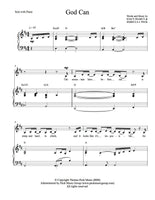 God Can - sheet music - Digitally Delivered PDF