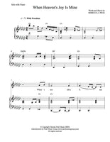 When Heaven's Joy Is Mine