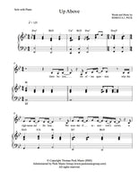 Up Above - sheet music - Digitally Delivered PDF