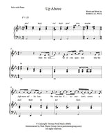 Up Above - sheet music - Digitally Delivered PDF