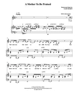 A Mother To Be Praised - sheet music - Digitally Delivered PDF