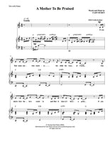 A Mother To Be Praised - sheet music - Digitally Delivered PDF