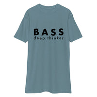 Men’s premium heavyweight tee - Bass deep thinker