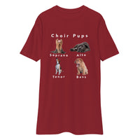 Men’s Premium Heavyweight Tee - Choir Pups