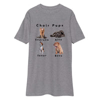 Men’s Premium Heavyweight Tee - Choir Pups