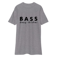 Men’s premium heavyweight tee - Bass deep thinker