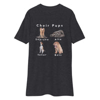 Men’s Premium Heavyweight Tee - Choir Pups