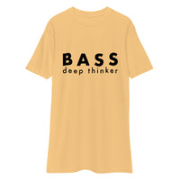 Men’s premium heavyweight tee - Bass deep thinker