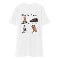 Men’s Premium Heavyweight Tee - Choir Pups