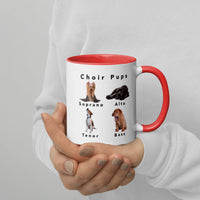 Mug with Color Inside and Color Handle - Choir Pups