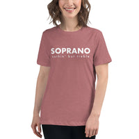 Women's Relaxed Fit Short Sleeve Tee - Soprano nothin' but treble