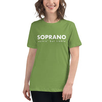 Women's Relaxed Fit Short Sleeve Tee - Soprano nothin' but treble
