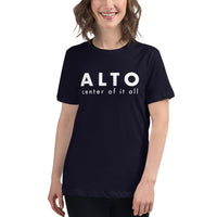 Women's Relaxed Fit Short Sleeve Tee - Alto center of it all