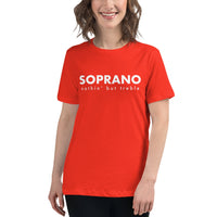 Women's Relaxed Fit Short Sleeve Tee - Soprano nothin' but treble