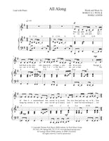 All Along - sheet music - Digitally Delivered PDF
