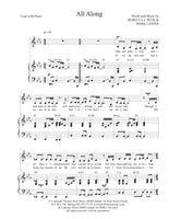 All Along - sheet music - Digitally Delivered PDF