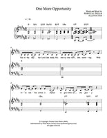 One More Opportunity - sheet music - Digitally Delivered PDF