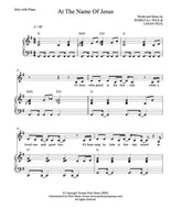 At The Name Of Jesus - sheet music - Digitally Delivered PDF