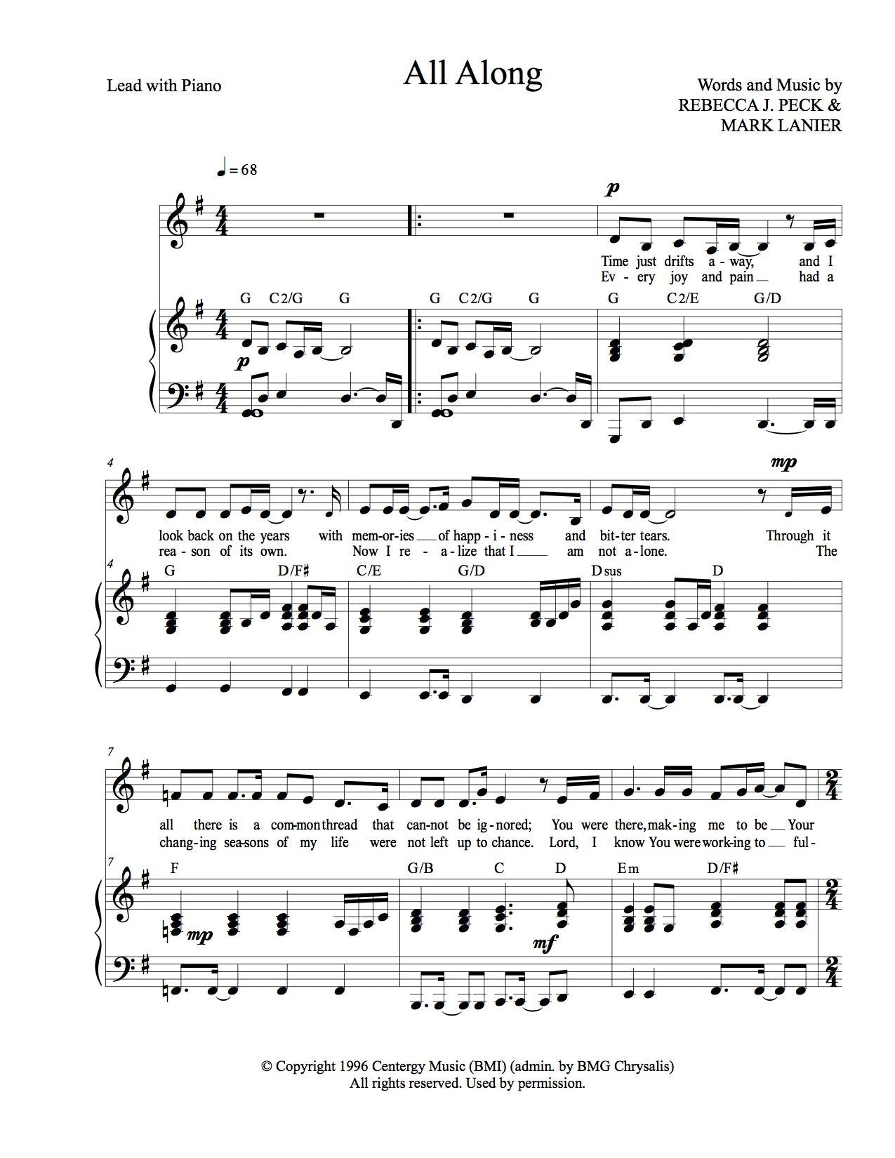 It's Been A Long, Long Time sheet music for piano solo (PDF)