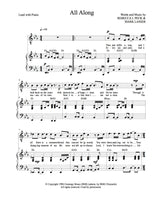 All Along - sheet music - Digitally Delivered PDF