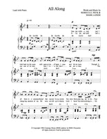 All Along - sheet music - Digitally Delivered PDF