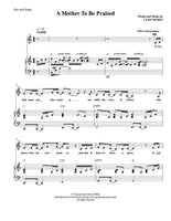 A Mother To Be Praised - sheet music - Digitally Delivered PDF