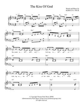 The Kiss of God - sheet music - Digitally Delivered PDF