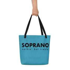 Tote Bag with inside pocket - Soprano nothin but treble