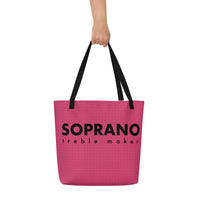 Tote Bag with inside pocket - Soprano Treble Maker