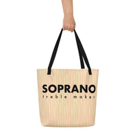 Tote Bag with inside pocket - Soprano Treble Maker