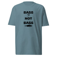 Men’s premium heavyweight tee - Bass Not Bass