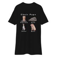 Men’s Premium Heavyweight Tee - Choir Pups