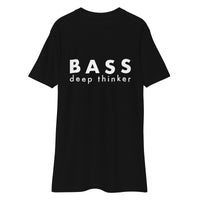 Men’s premium heavyweight tee - Bass deep thinker