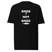 Men’s premium heavyweight tee - Bass Not Bass