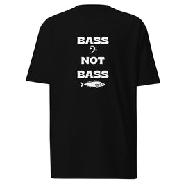 Men’s premium heavyweight tee - Bass Not Bass