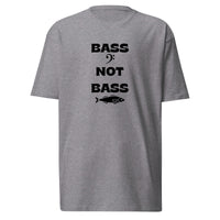 Men’s premium heavyweight tee - Bass Not Bass