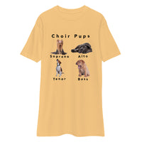 Men’s Premium Heavyweight Tee - Choir Pups